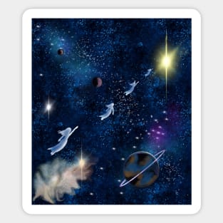 Spiritual Beings “aliens” in the universe Sticker